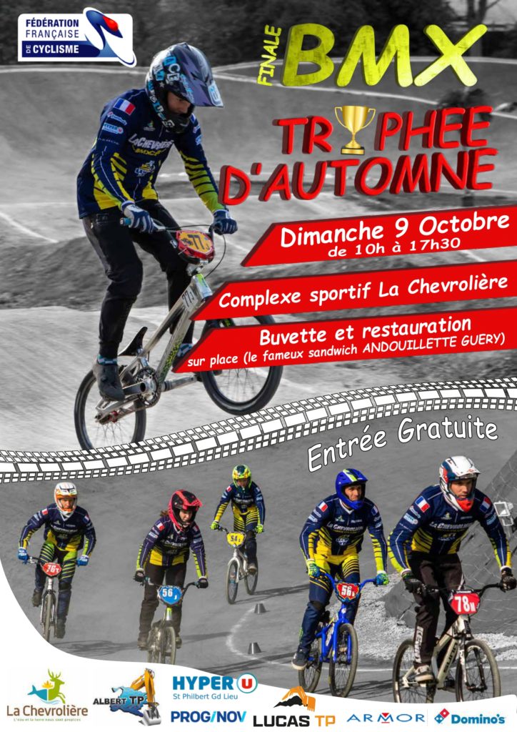 3ème Manche du Trophée dautomne des Clubs à La Chevrolière 44 BMX