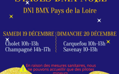 Stages BMX Noël DN1 Pays de la Loire