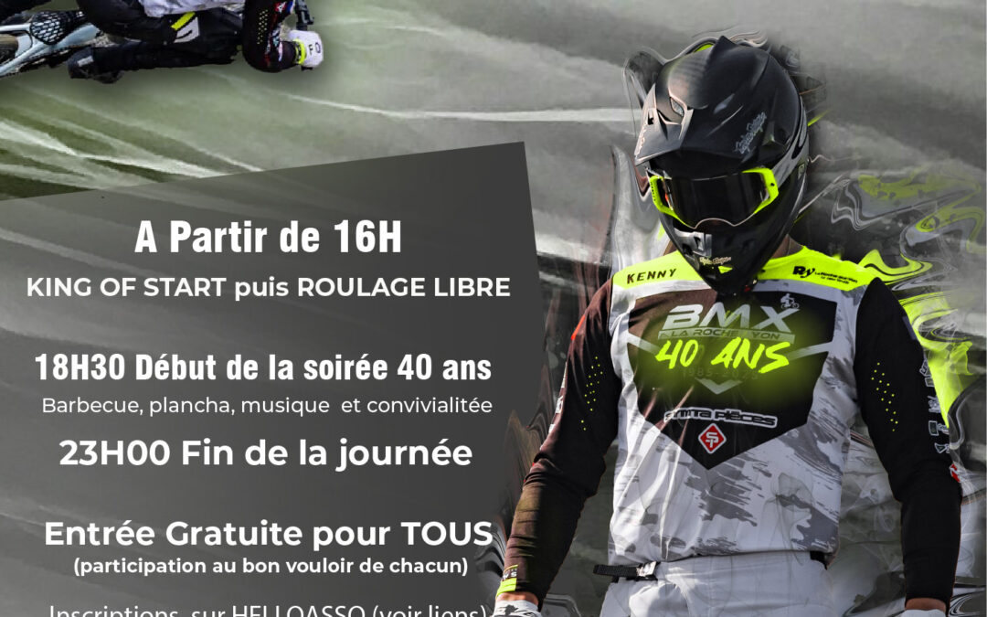 Le club fête ses 40ans cet été !