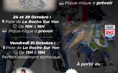 Entrainements et stages club octobre 2025