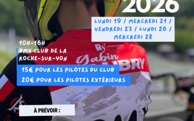 Stages Club octobre 2026